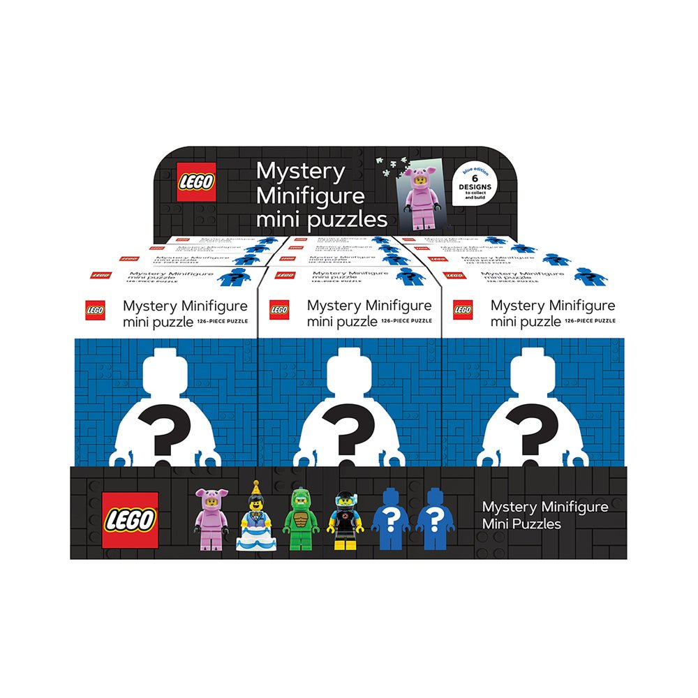 LEGO Mystery Minifigure Mini Puzzles Blue Edition 126 Pieces