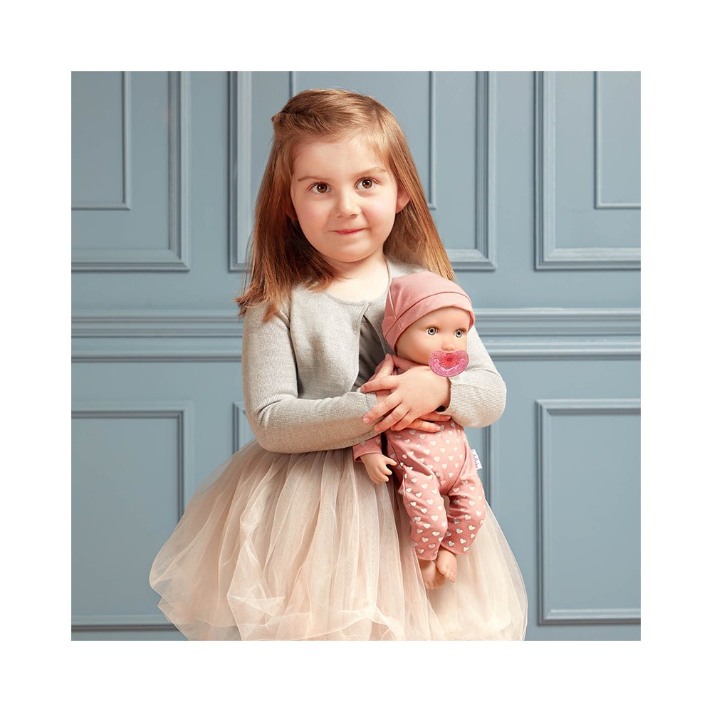 LullaBaby 14" Baby Doll w/ PJs & Pink Hat