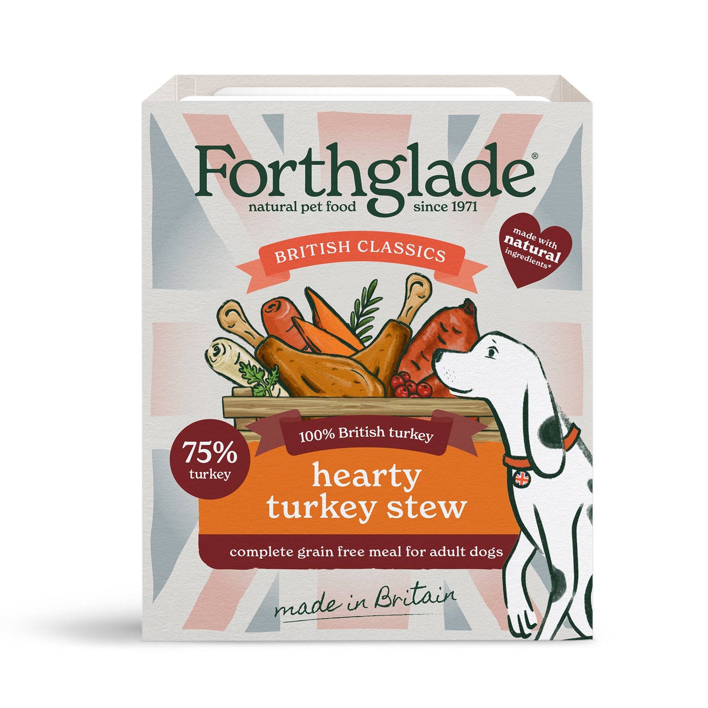 British Classics Turkey Stew Natural Wet Dog Food