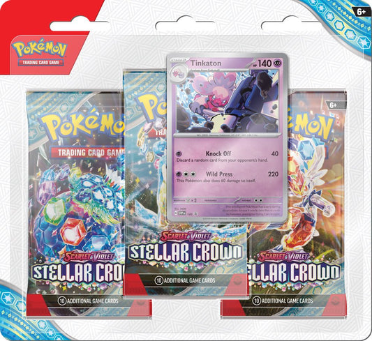 Pokémon TCG: Scarlet & Violet—Stellar Crown 3-Pack Blister
